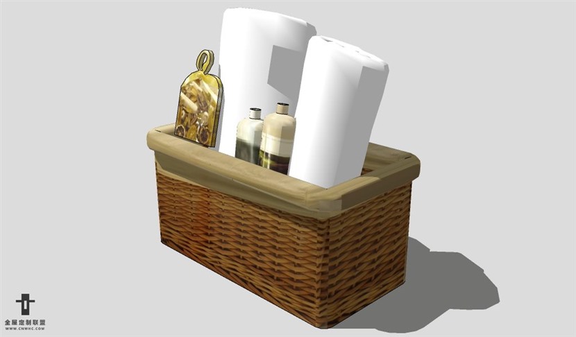 SketchUp卫生间饰品模型草图大师卫生间摆设3D模型001