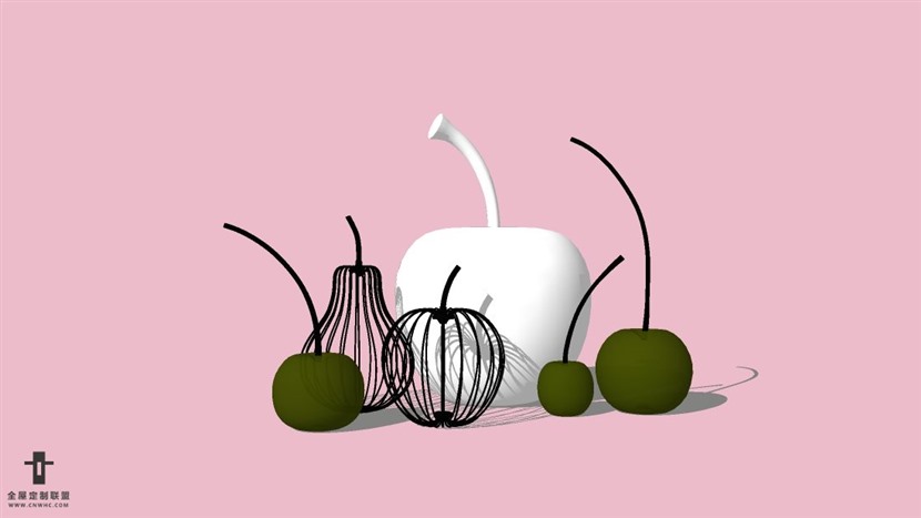 SketchUp草图大师摆设模型016