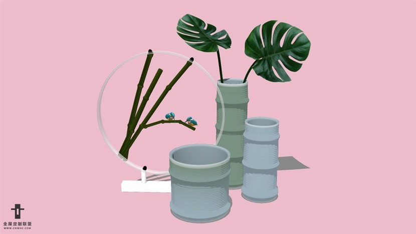SketchUp草图大师摆设模型018