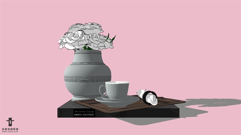 SketchUp草图大师摆设模型032