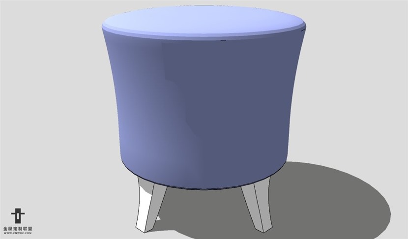 SketchUp椅子模型草图大师脚凳模型013