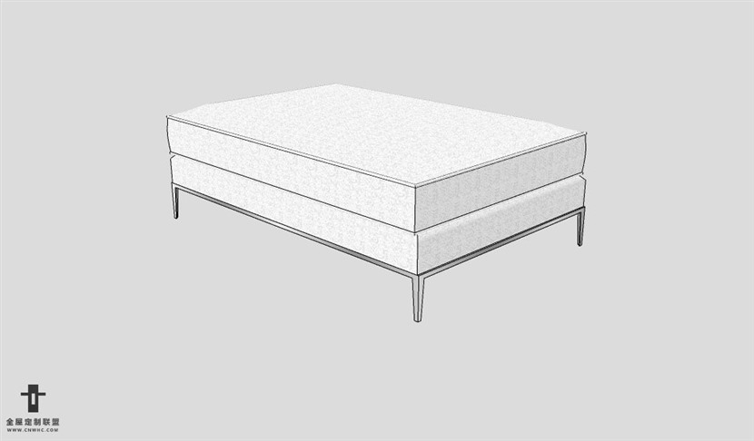 SketchUp椅子模型草图大师脚凳模型020