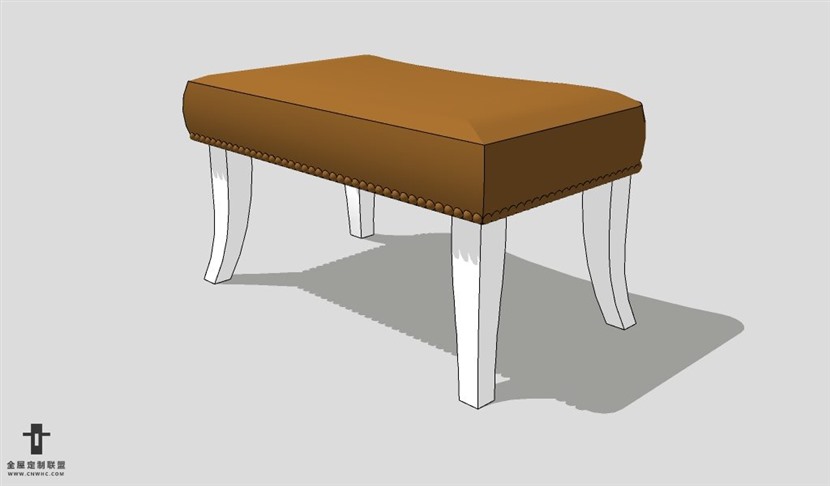 SketchUp椅子模型草图大师脚凳模型022