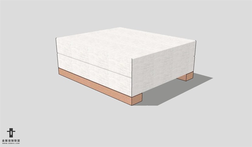 SketchUp椅子模型草图大师脚凳模型025