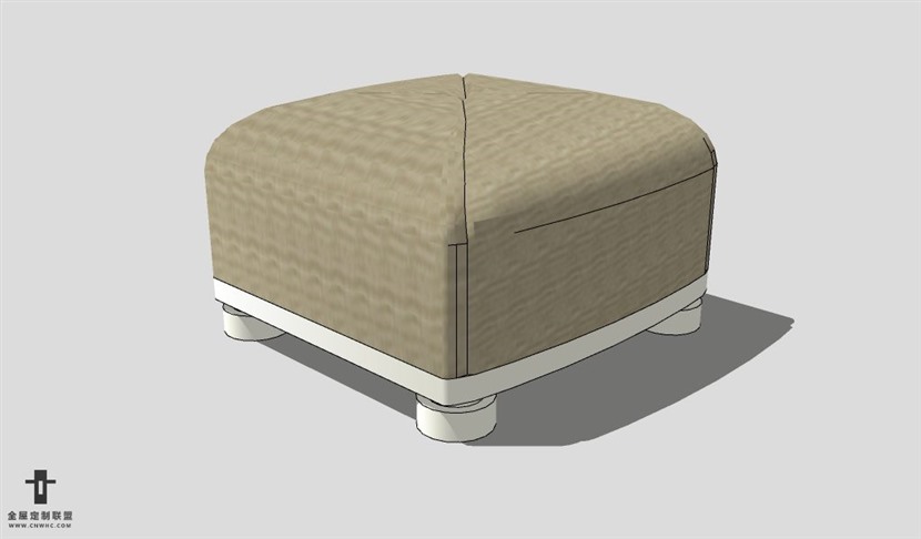 SketchUp椅子模型草图大师脚凳模型033