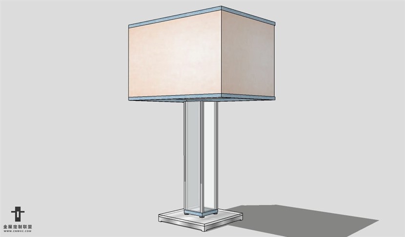 SketchUp台灯模型草图大师台灯3D模型Lamp-032