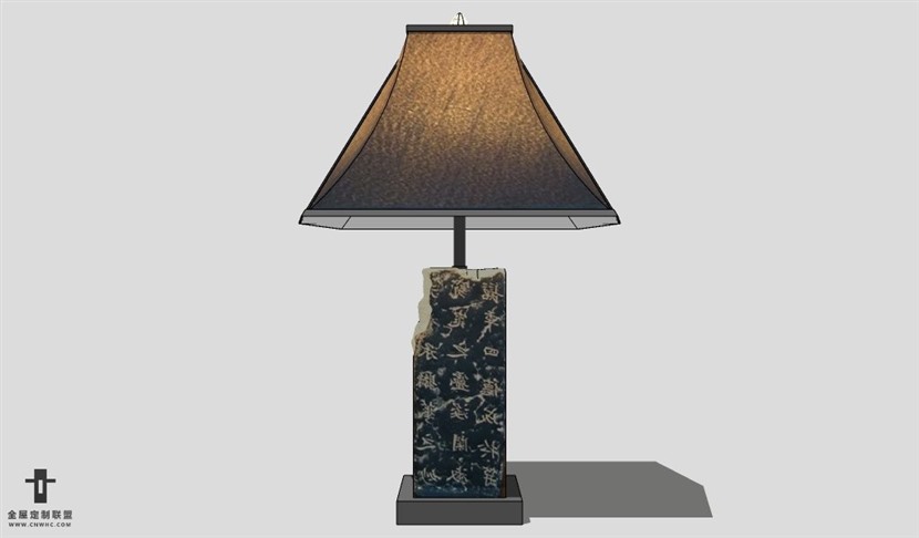 SketchUp台灯模型草图大师台灯3D模型Lamp-050