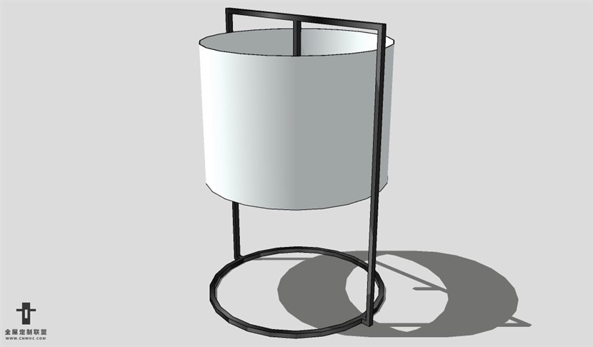 SketchUp台灯模型草图大师台灯3D模型Lamp-091