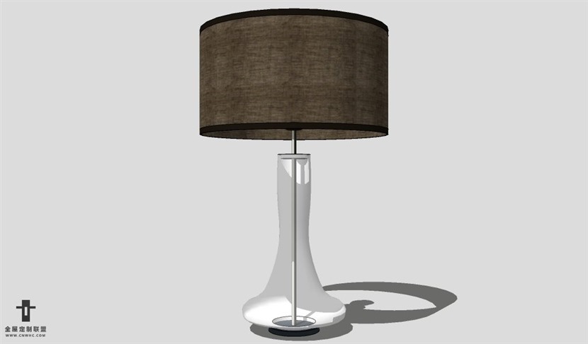 SketchUp台灯模型草图大师台灯3D模型Lamp-103