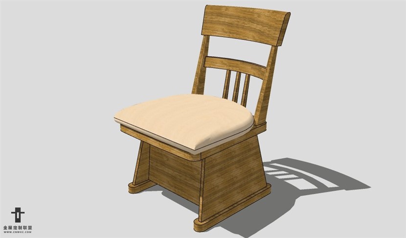 SketchUp椅子模型草图大师中式椅子模型Oriental Chairs-003