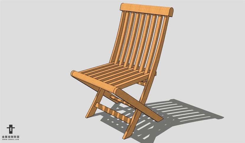 SketchUp椅子模型草图大师户外椅子模型Patio Chair-007