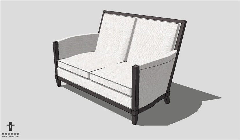 SketchUp沙发模型草图大师长形沙发模型Sofa-009