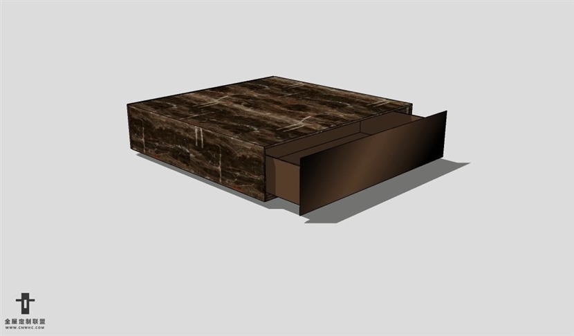 SketchUp茶几模型草图大师茶几3D模型Tea table-059