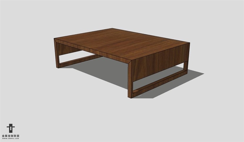 SketchUp桌子模型草图大师合式桌子3D模型Washitsu-Table-003