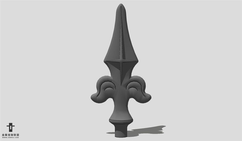 SketchUp铁艺模型草图大师铁艺配件3D模型WroughIron Fitting-001