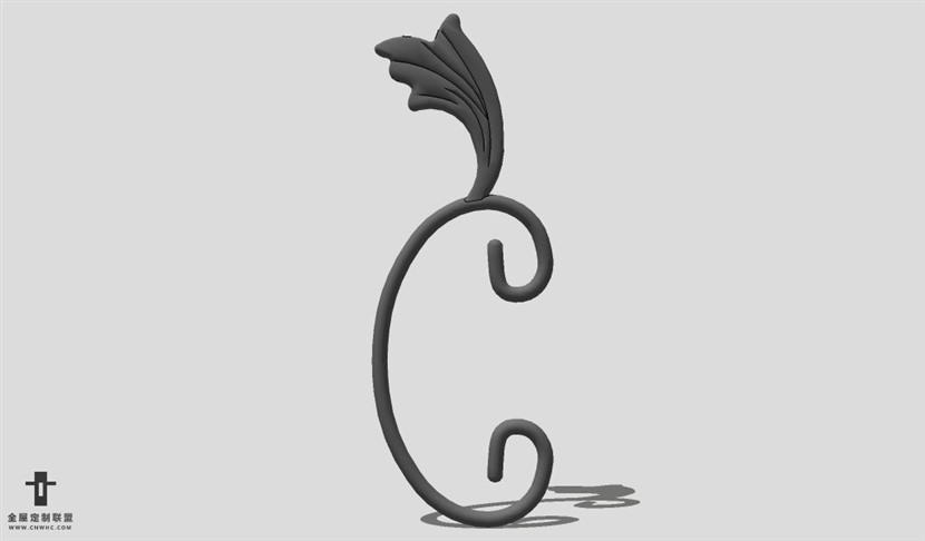 SketchUp铁艺模型草图大师铁艺配件3D模型WroughIron Fitting-016