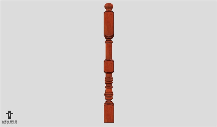 SketchUp草图大师建筑构建楼梯SU模型下载Stairs-034SKP模型
