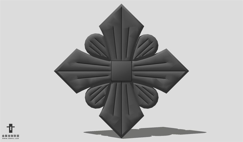 SketchUp铁艺模型草图大师铁艺配件3D模型WroughIron Fitting-023