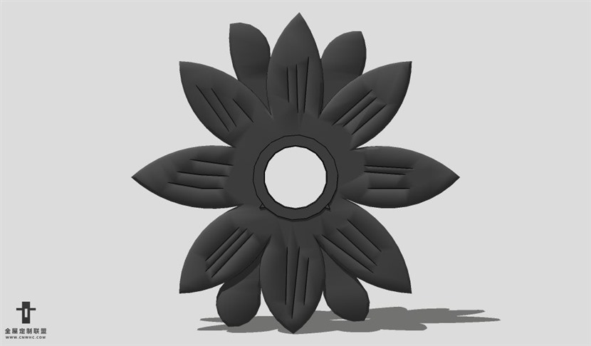 SketchUp铁艺模型草图大师铁艺配件3D模型WroughIron Fitting-081