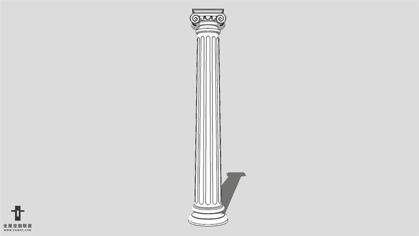 SketchUp草图大师建筑构建石膏线模型下载-019SKP模型