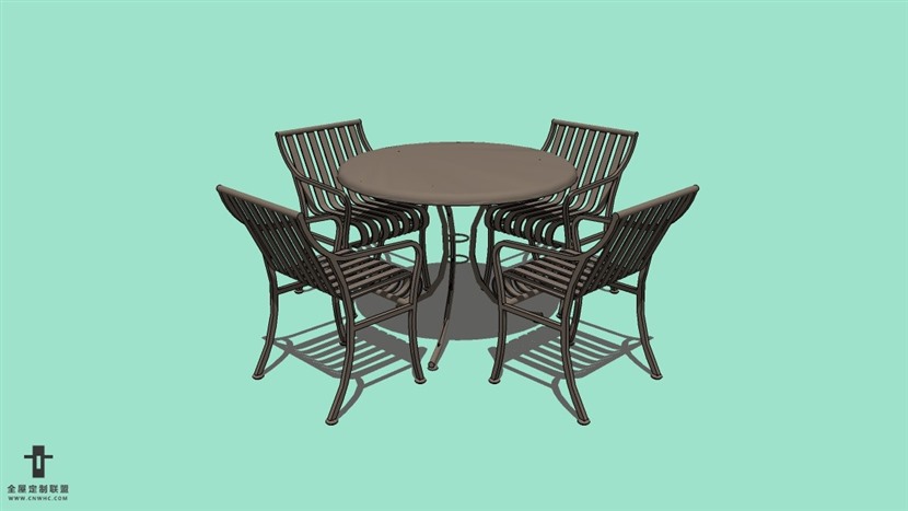 SketchUp精品户外椅子模型草图大师户外椅模型下载-039SKP模型