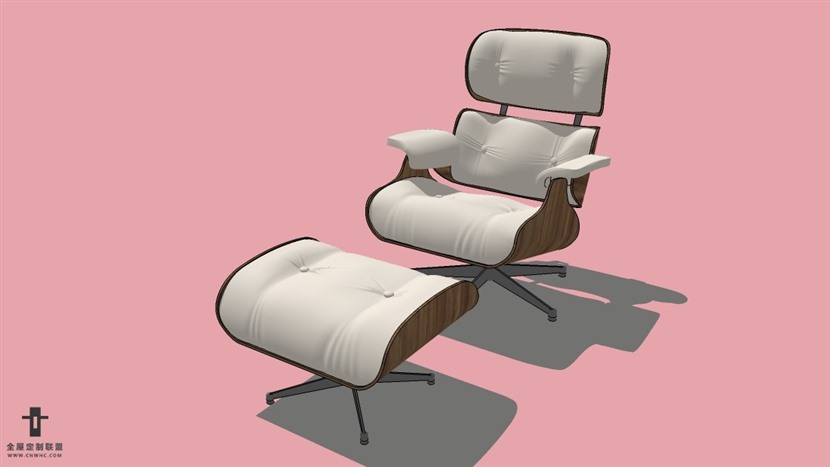 SketchUp精品扶手单椅子模型草图大师扶手椅模型下载-Armchair-030SKP模型