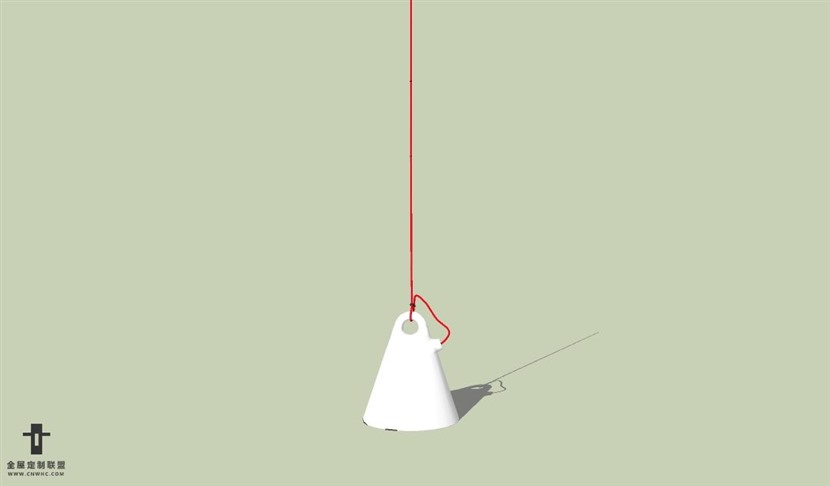 SketchUp草图大师现代简约风格吊灯天花灯SU模型下载Ceiling Light 002SKP模型