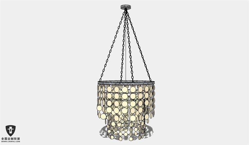 SketchUp草图大师天花灯吊灯SU模型下载Ceiling Light-265SKP模型