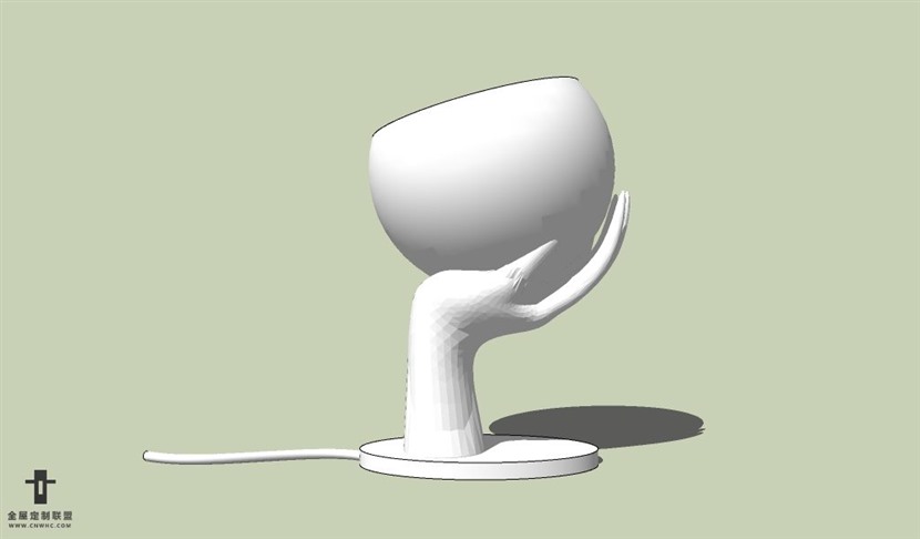 SketchUp草图大师台灯SU模型下载Lamp-068SKP模型