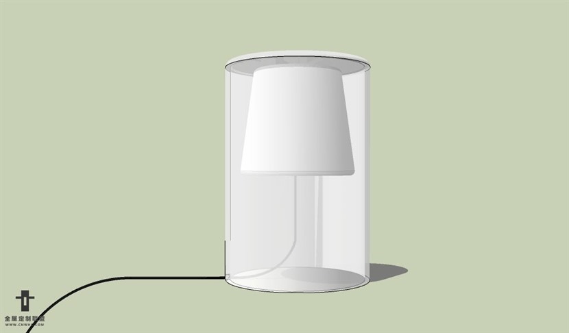 SketchUp草图大师台灯SU模型下载Lamp-074SKP模型