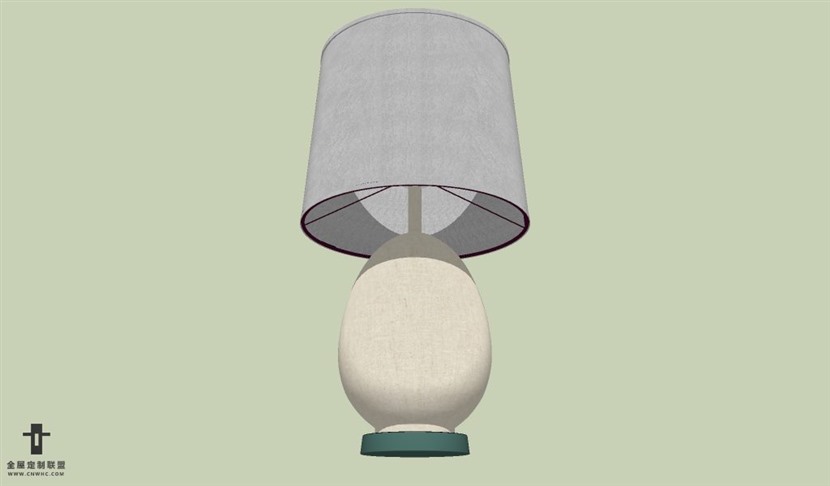 SketchUp草图大师台灯SU模型下载Lamp-136SKP模型