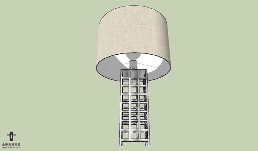 SketchUp草图大师台灯SU模型下载Lamp-140SKP模型