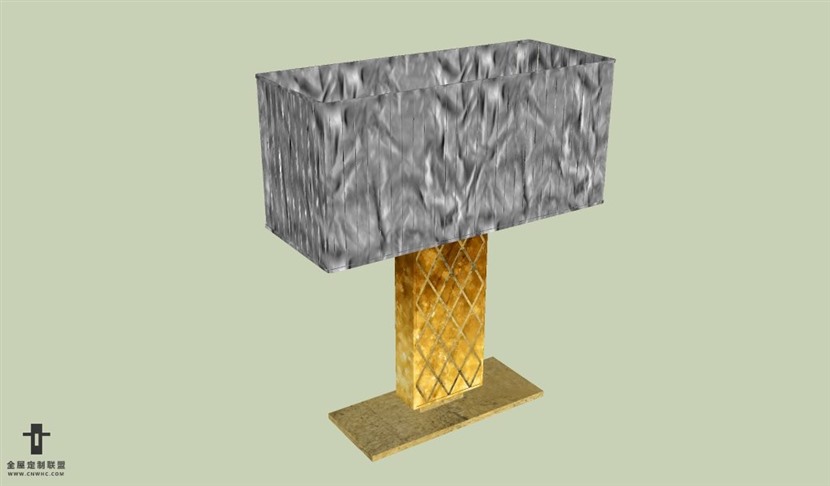 SketchUp草图大师台灯SU模型下载Lamp-170SKP模型