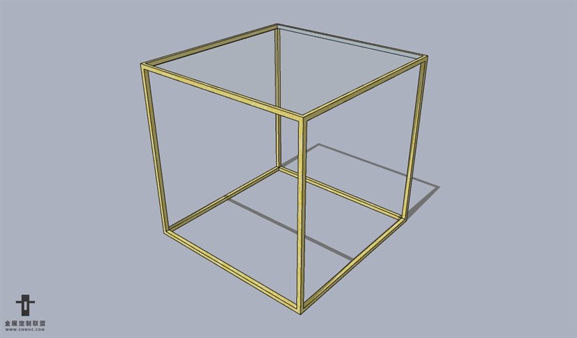 SketchUp草图大师方边几SU模型Sideboard-013SKP模型