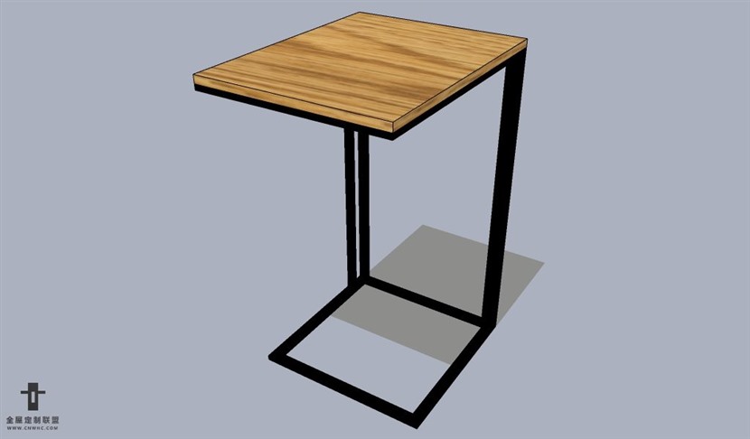 SketchUp草图大师方边几SU模型下载Sideboard-014SKP模型