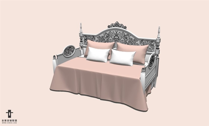 SketchUp草图大师多人沙发SU模型下载-Sofa-107SKP模型