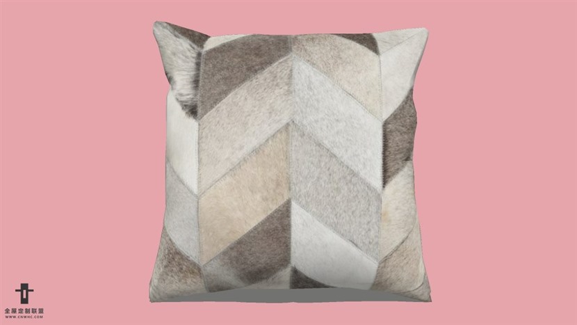 SketchUp草图大师精品布艺抱枕模型下载-pillows-355SKP模型