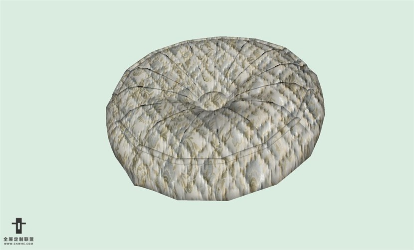 SketchUp草图大师精品布艺抱枕模型下载-pillows-372SKP模型