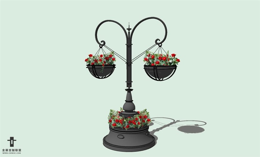 SketchUp草图大师室内植物盆景花草盆栽SU模型下载plants-110SKP模型