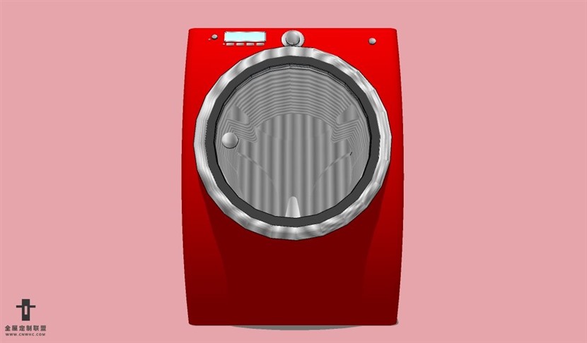 SketchUp草图大师电器洗衣机SU模型下载Washing-009SKP模型