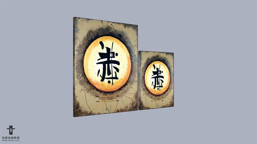 SketchUp装饰画模型草图大师挂画模型下载-039SKP模型