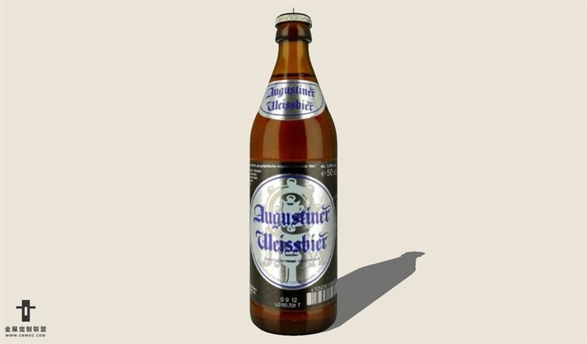 酒水饮料瓶装啤酒SketchUp模型库草图大师模型下载042