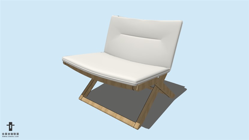 SketchUp精品无扶手椅子模型草图大师椅子模型下载-Chair-056SKP模型