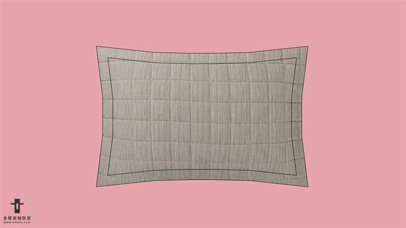 SketchUp草图大师精品布艺抱枕模型下载-pillows-052SKP模型