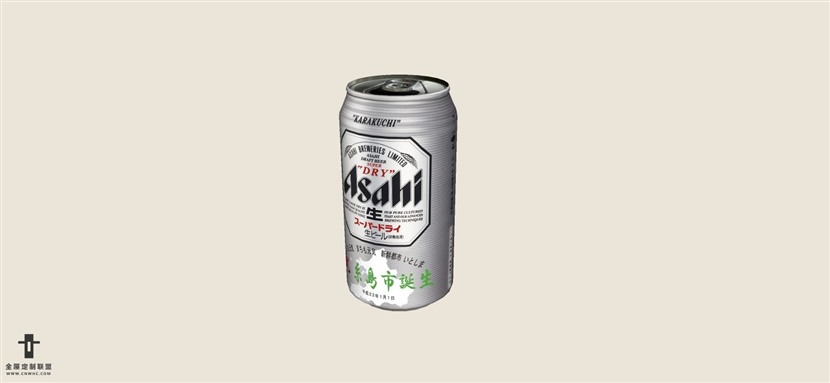 易拉罐装青岛啤酒SketchUp模型库草图大师模型下载226