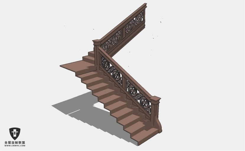 旋转楼梯SketchUp模型库草图大师模型下载039