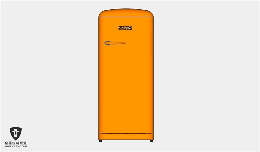 家用电器小冰箱SketchUp模型库草图大师模型003