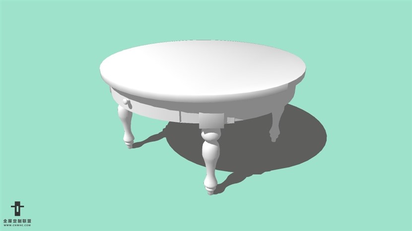SketchUp草图大师精品欧式桌子模型下载-088SKP模型