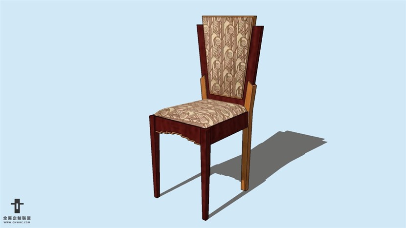 SketchUp草图大师精品欧式椅子模型下载-Chair-011SKP模型