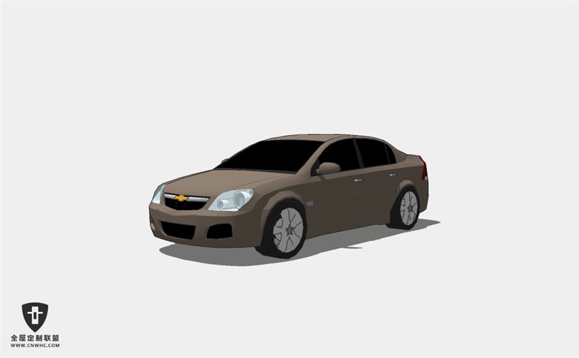 通用雪佛兰汽车Chevrolet Vectra Sedan Executive轿车SketchUp模型库草图大师模型下载